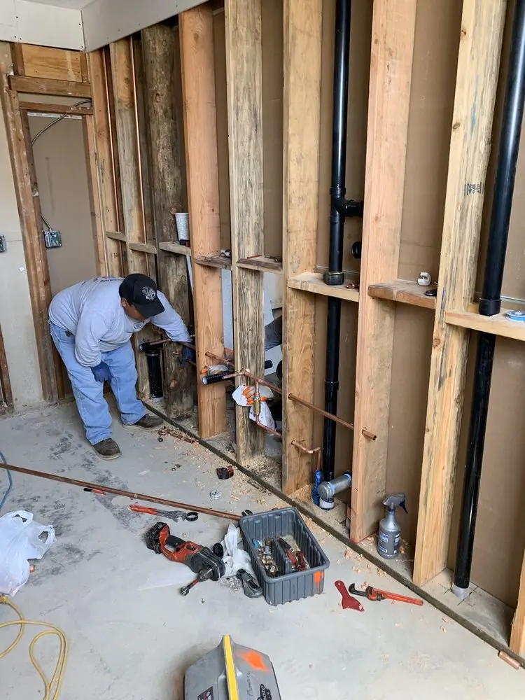 Commercial rough-in plumbing for Water Heater Replacement in Bellemont